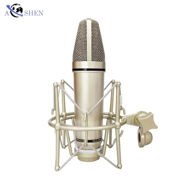 

U87 Professional Studio Recording Microphone with Shock mount Condenser Microphone For YouTube Live Broadcast record