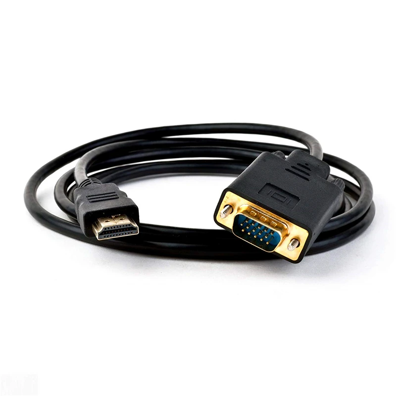 VGA to HDMI Converter VGA to HDMI Male Computer to TV HD Cable - ANKUX.COM