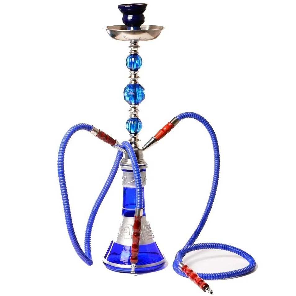 

Hot selling glass shesha hookah for wholesales, Black,blue