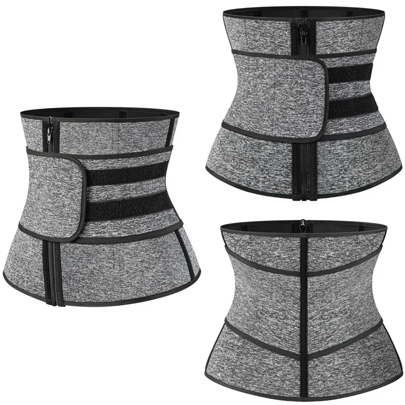 

New Custom Logo Workout Compression Latex Double Slimming Belt Women Tummy Control Waist Trainer Corset