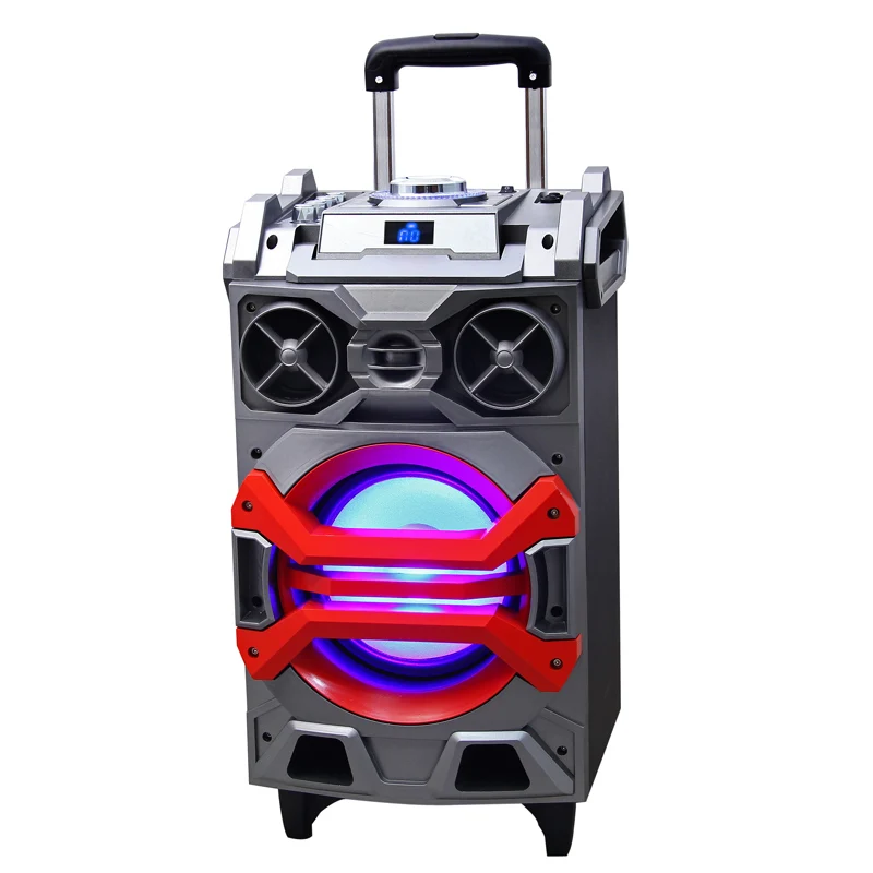 

Deluxe Trolley speaker parlantes bluetooth party box portable speaker karaoke bocinas dj bass speakers parlantes party box, Optinal