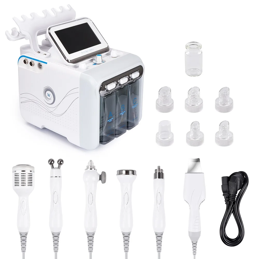

6 in1 H2-O2 Oxygen Jet Peel Deep Cleansing Skin Lifting Spa Face Microdermabrasion Machine Water Hydro Facial Dermabrasion