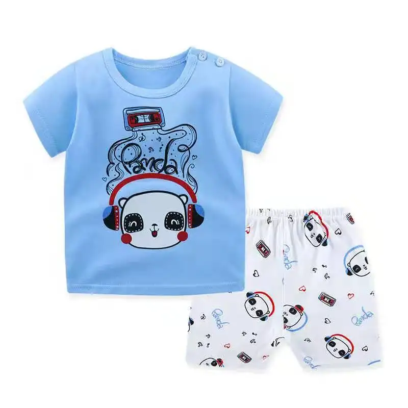 

Cartoon 100% cotton summer 2pcs kids clothing kids clothing wholesale, Picture