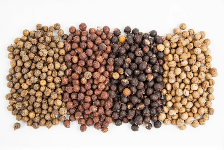 Kalustyan's black peppercorns in a jar