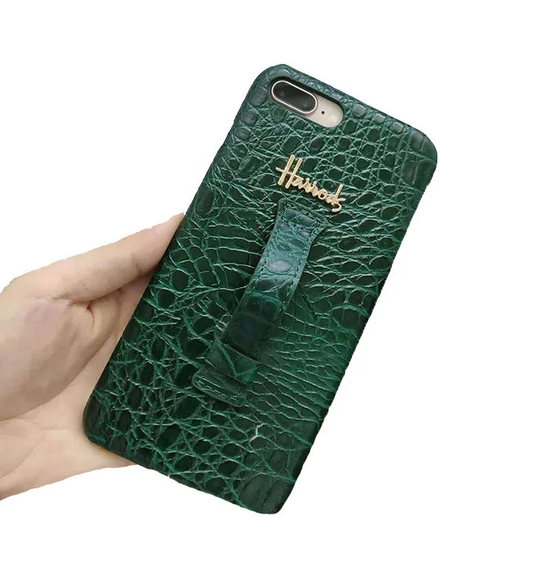 

Luxury Phone Accessories Hard PC Crocodile Skin Leather Phone Case for iPhone 8 Plus