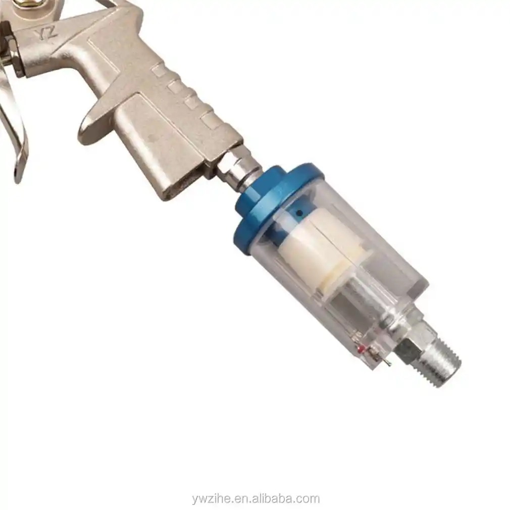 BUZIFU Filtro de Pistola de Pintura con G1/4 Conector Rápido de Aire Comprimido y Junta de Goma Separador de Agua y Aire Herramienta de Filtro para Pistola de Pintura Filtro de Aire y Aceite