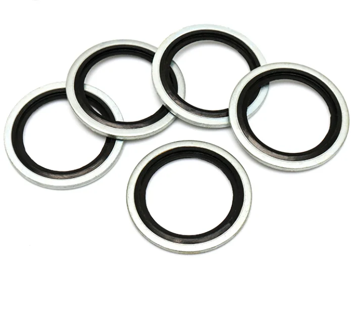 Customize Metal Epdm Rubber Thread Sealing Compact Washer Bonded Washer