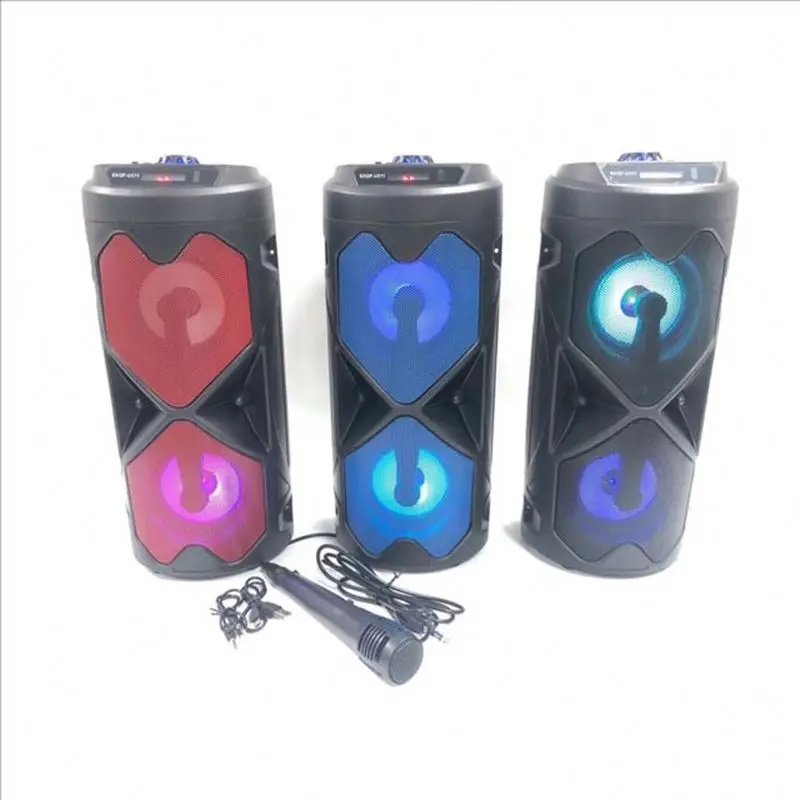 

new color lights mini outdoor audio ,NAYgx christmas new year power amplifier subwoofer price factory supplying, Blue / black / red