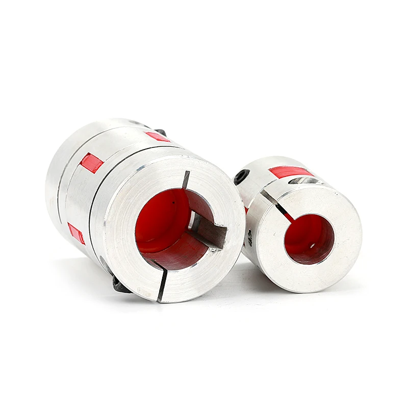 Od40 L55 Red Polyurethane Flexible Plum Keyway Coupling Coupler Bore