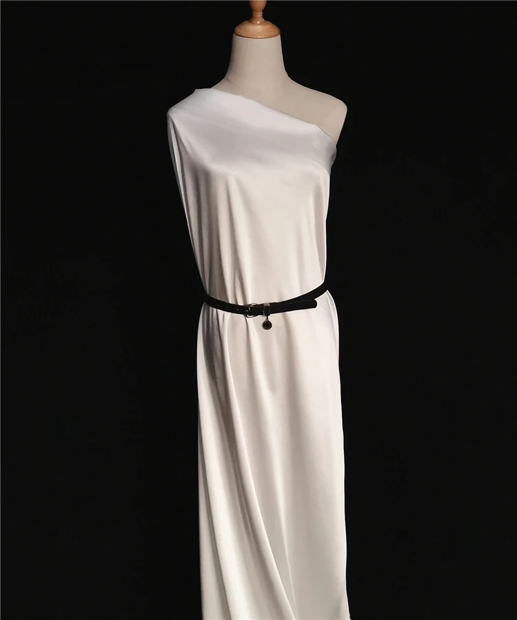 
19MM/22MM/25MM/30MM/40MM Dyeable Silk Satin Heavy Satin Silk Fabric 100% Pure for dyeing 