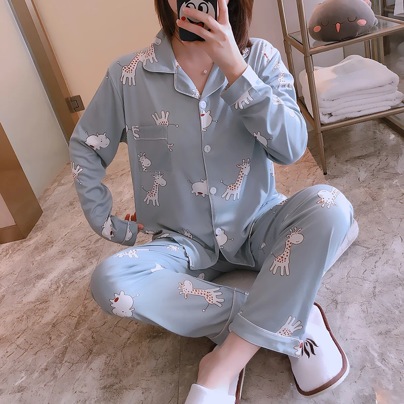 

wholesale pajamas women knitted casual ladies pajamas set women's sleepwear