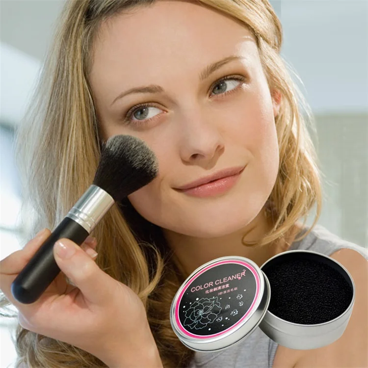 
Dry Color Sponge Makeup Brush Cleaner Removal Cleaning Scrubber Tool Cleaners 