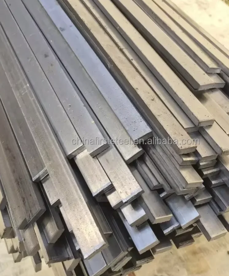 High Consistency Performance Cold Drawn Carbon Flat Bar Solid Flat Steel for Packaging Machine Parts