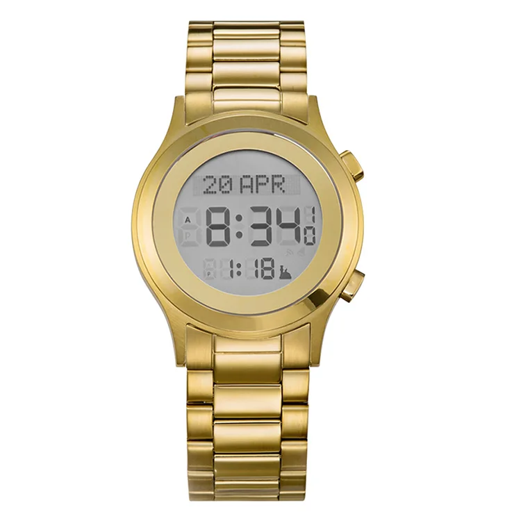 

DZ-004 Waterproof digital watch Gold sport digital watches for men