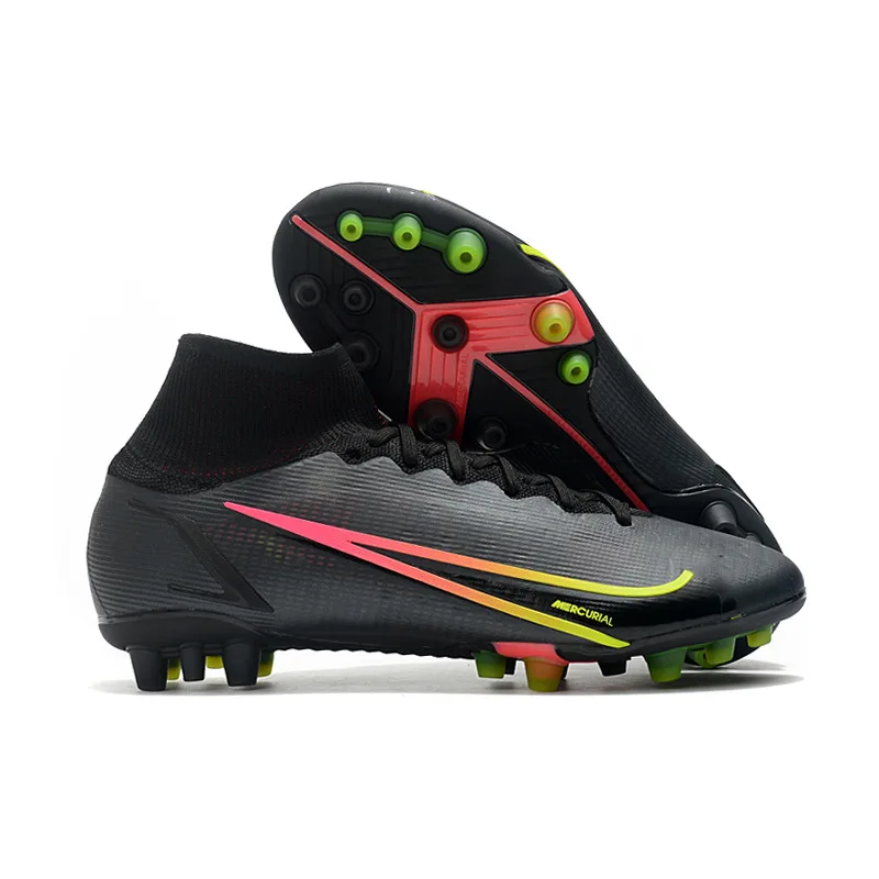 

High Cost Performance Anti Sprain Handsome Decoration Mesh Football Shoes