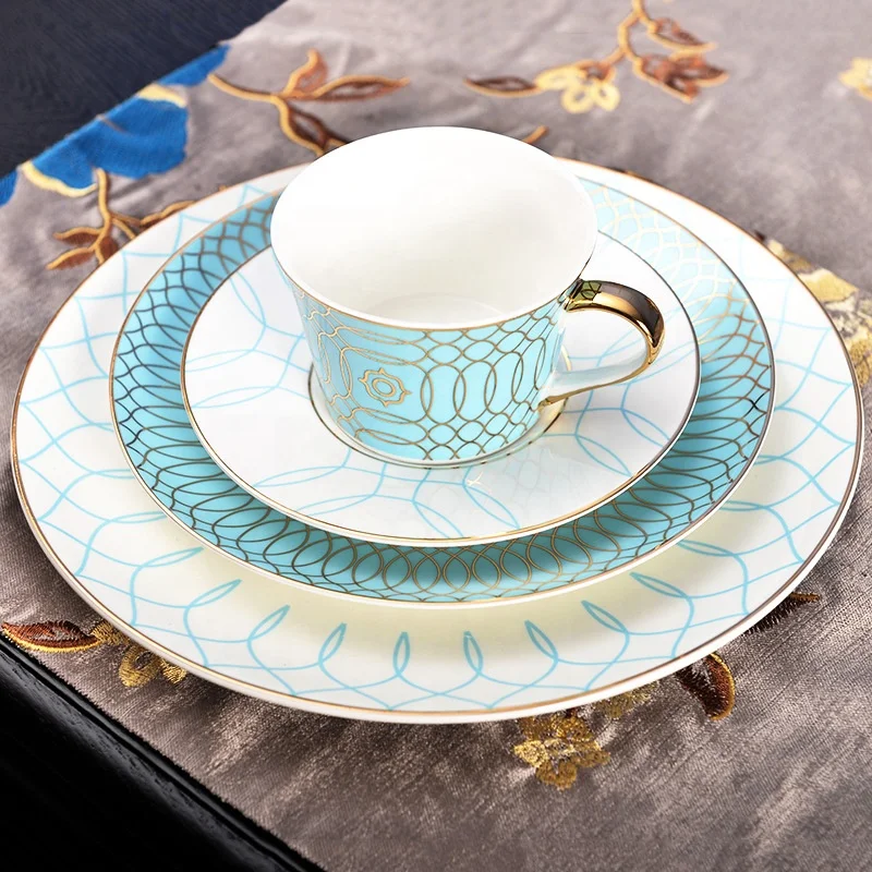

Hotel Restaurant Love Sea Design Luxury Banquet elegant Dinner Set