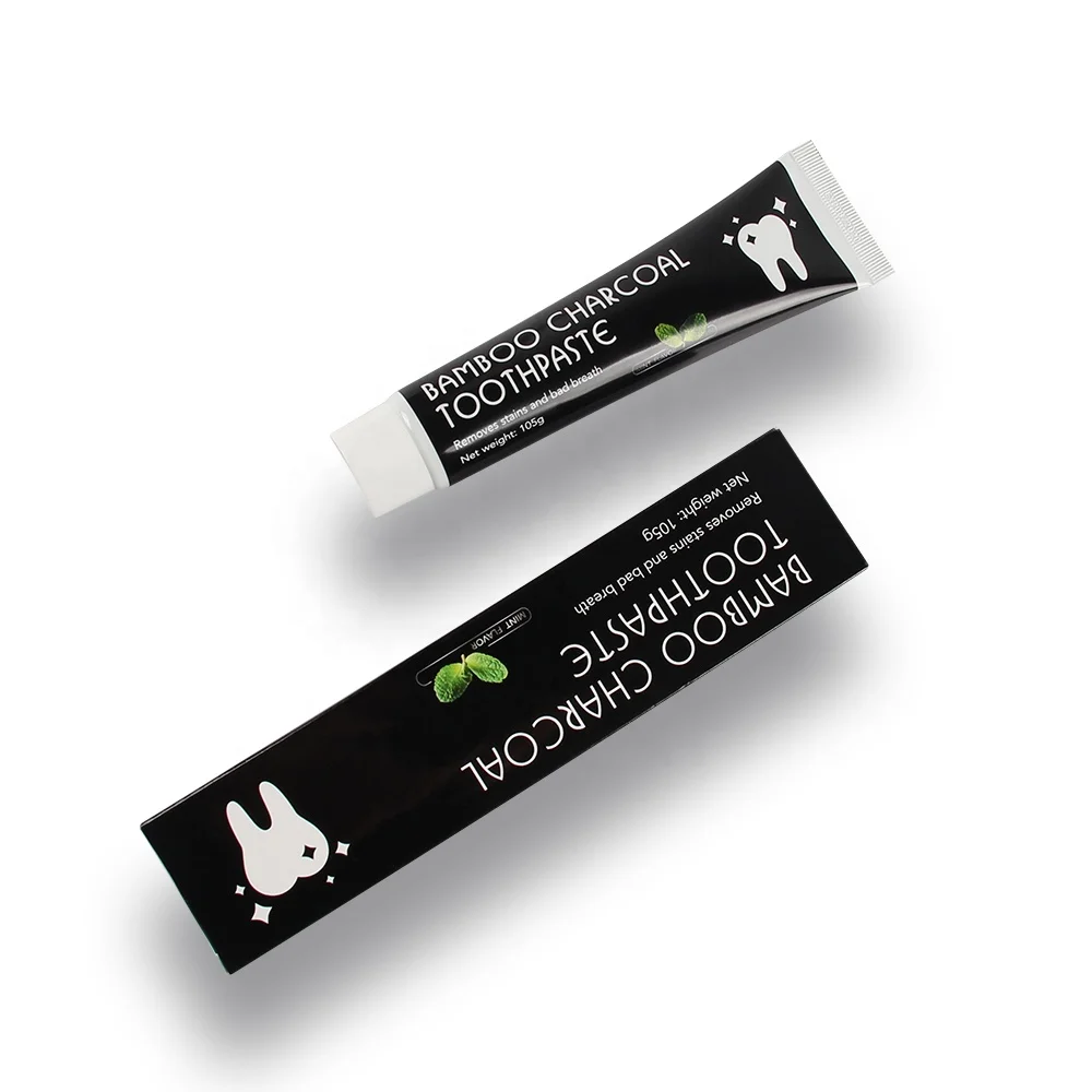 

Private Label Natural Toothpaste Whitening Charcoal Toothpaste Black Organic