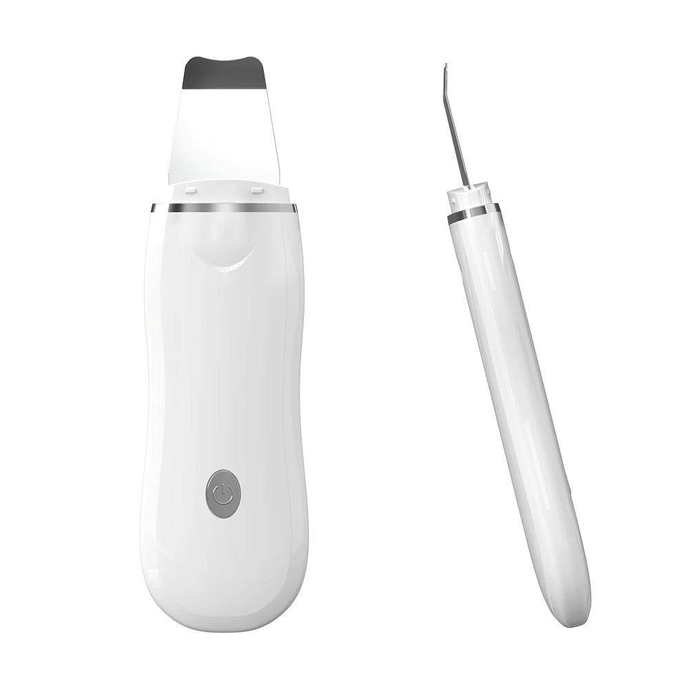 

50% OFF Beauty OEM ODM Amazon Hot Sale Portable Vibrating Exfoliation Facial Spatula Machine Ultrasonic Skin Scrubber, White / customized