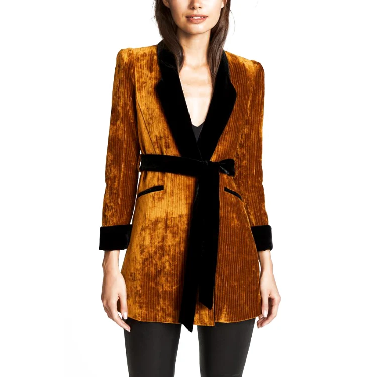 

Fall Autumn Clothing For women Velvet Long Sleeve Coat Young Women Clothing