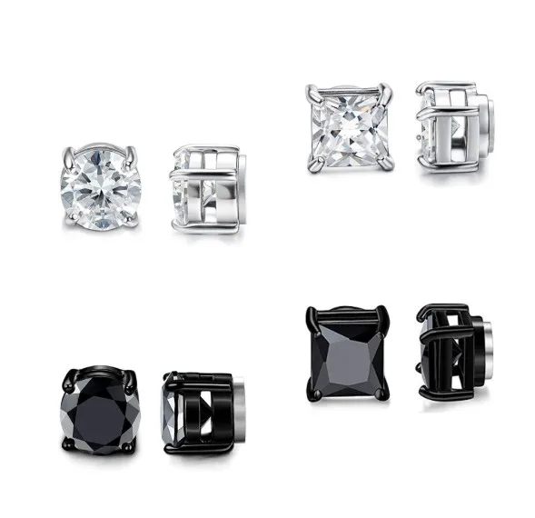Amazon Crystal Earrings Men Black Stud Earrings Buy Stud Earrings