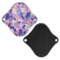 

Reusable washable bamboo charcoal menstrual feminine cloth pads Eco friendly breathable sanitary napkin hygiene reusable pads