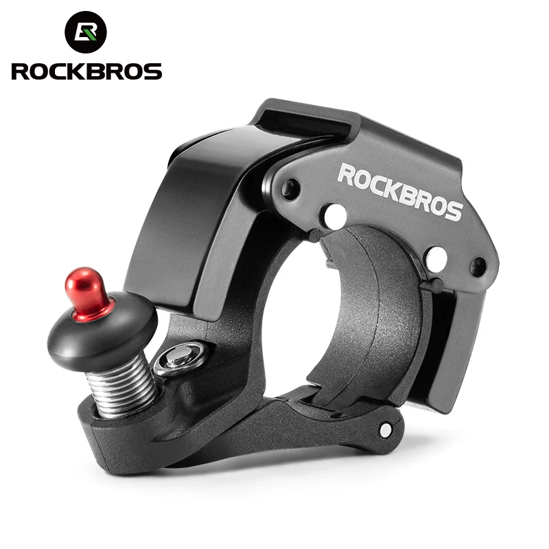

ROCKBROS Aluminum Alloy Mini Bike Bell Bicycle Ring Bell Metal Handlebar Horn Safety Invisible Bicycle Bell