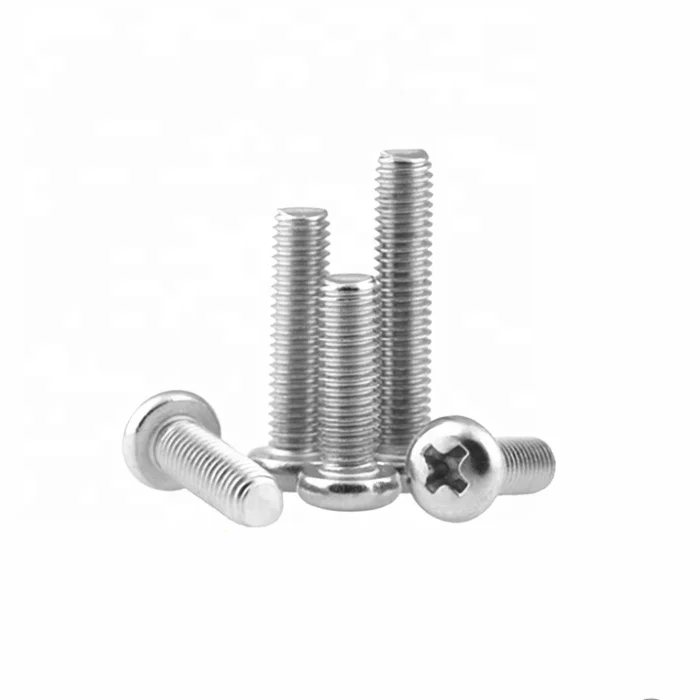 
DIN 7985 SS Cross Recessed Raised Cheese Head machine Screw 