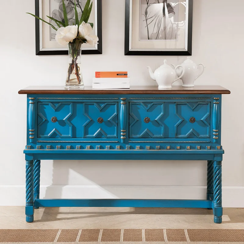 
wooden Furniture Home display Oem wall Modern end side wood console table cabinet 