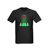 Sidiou Group Sound Activated LED T Shirt Light Up And Down Flashing Equalizer Summer T-Shirt Men For Rock Disco Party DJ T shirt