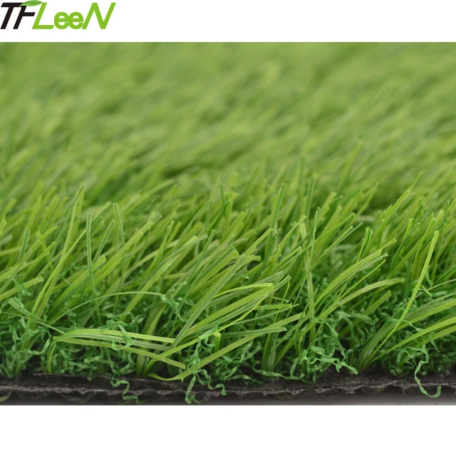 

High performance pp+pe jade green artificial grass mats synthetic turf for garden landscaping balcony roof