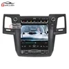 12.1inch tesla style vertical screen multimedia android car dvd player for toyota fortuner 2012-2015 gps navigation