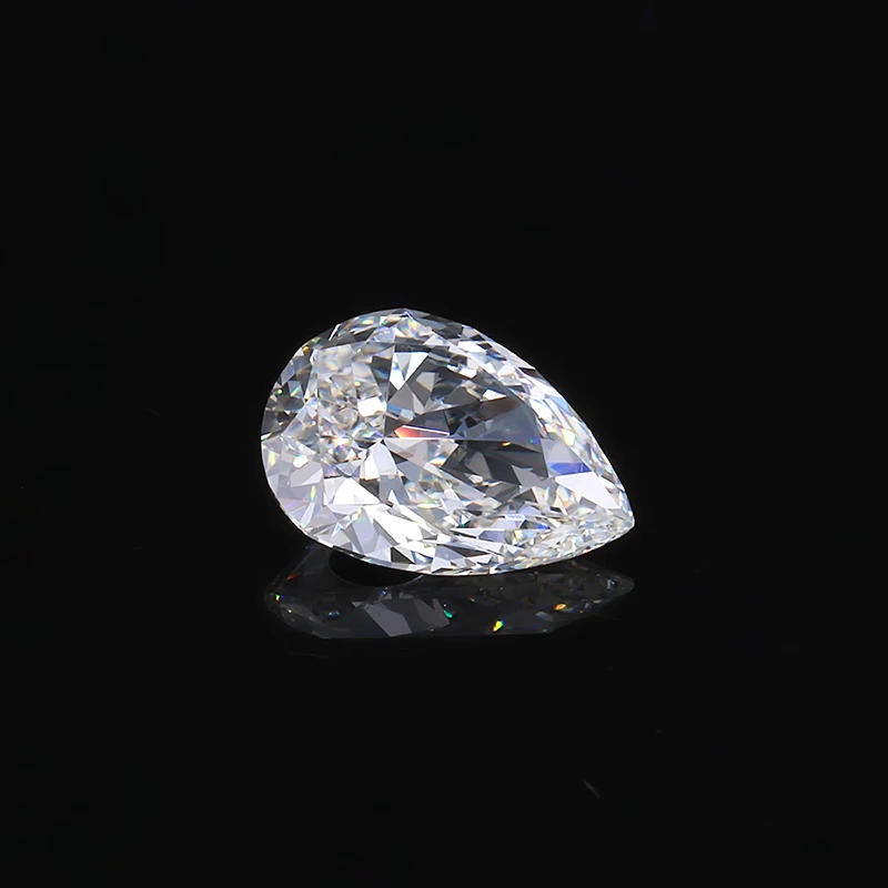 

starsgem 1.5ct stunning diamond pear cut hpht lab grown diamond ring