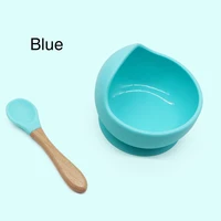 

Eco-friendly Suction Silicone Baby Feeding Bowl with Spoon