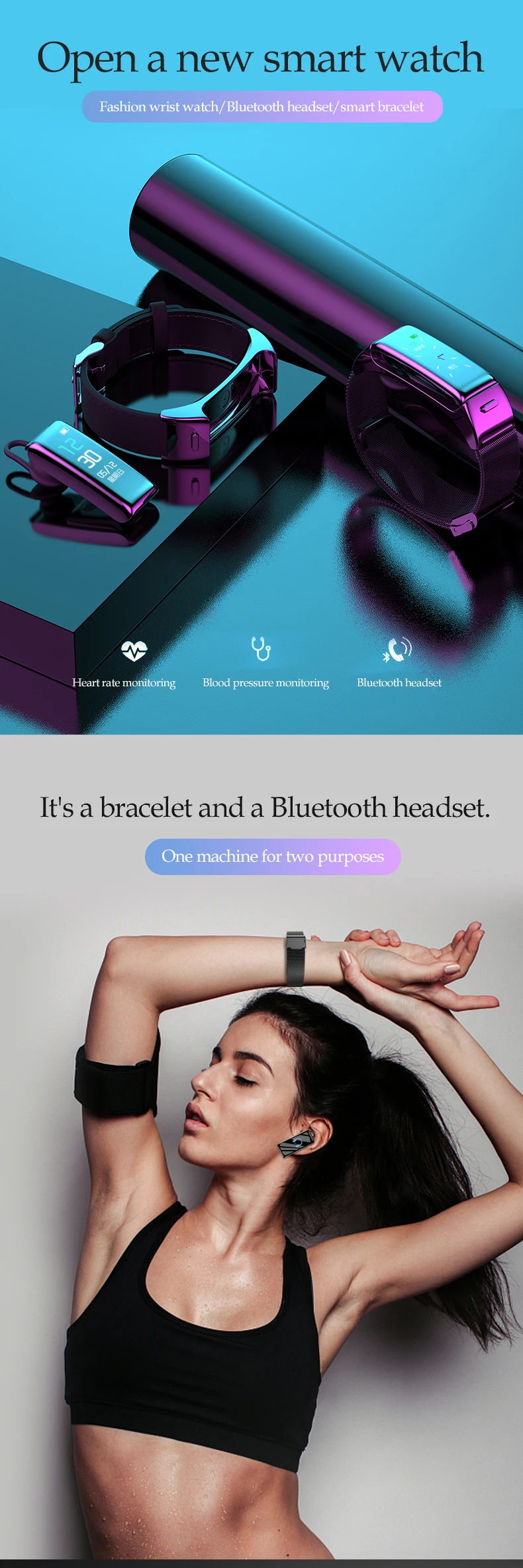 B6 Bluetooth Smart Bracelet