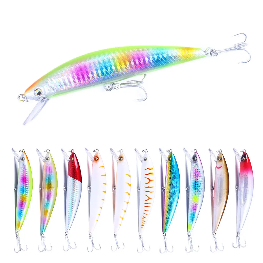 

High quality 39g sinking minnow fishing lure hard plastic fishing lures, 5 colours available/unpainted/customized