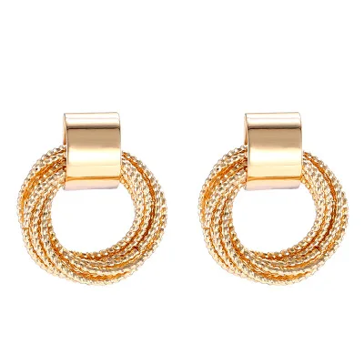 

France Style Stainless Steel Elegant Stud Earring For Girls