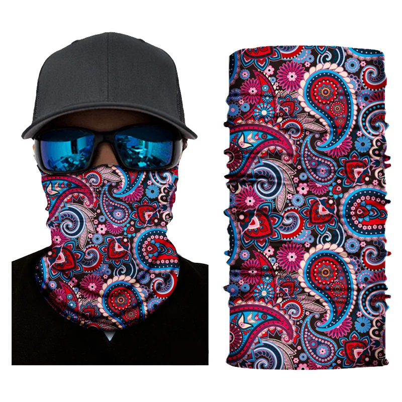 
New Stock Design multifunctional headband seamless tubular wholesale neck tube Bandana scarf 