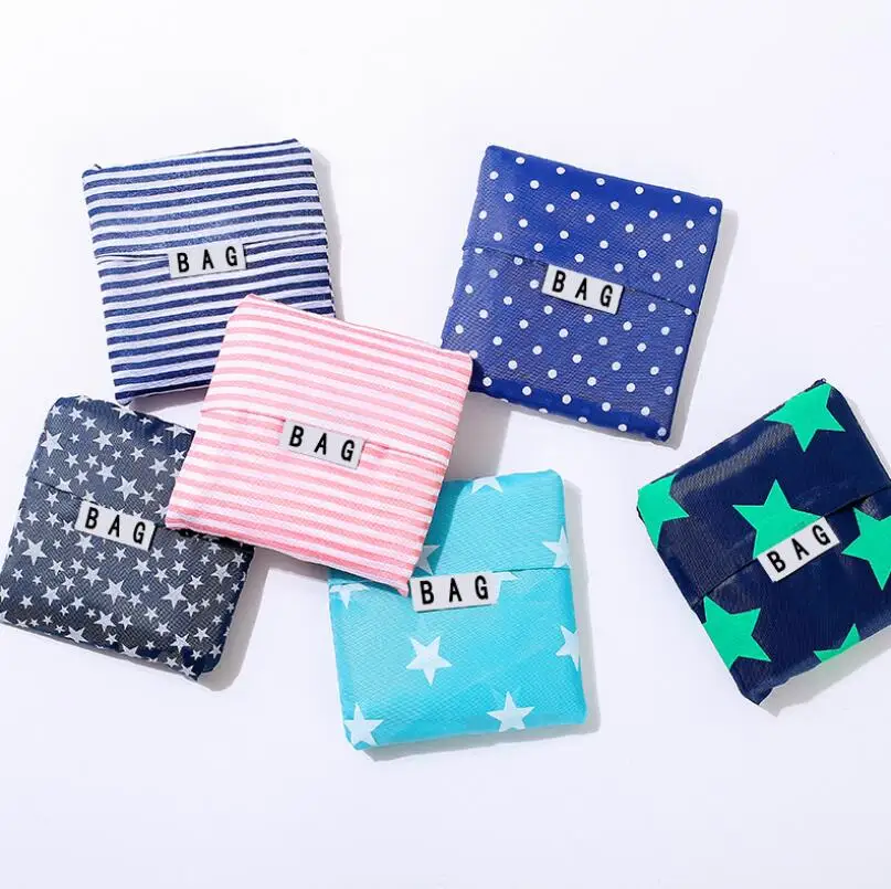 

Factory direct custom bags shopping waterproof reusable foldable eco shopping bags with logo, 6 colors