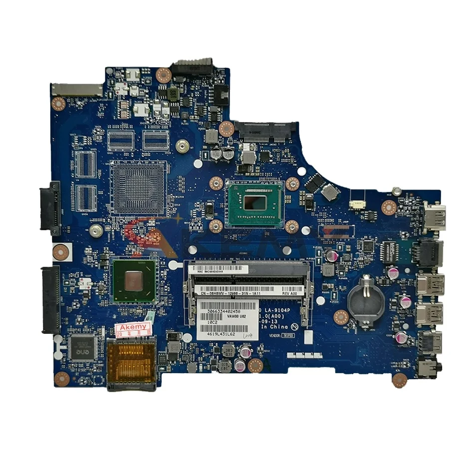 

main board LA-9104P motherboard 15R 3521 5521 LA-9104P mainboard i5-3317u I5-3337U Laptop Motherboard for Dell