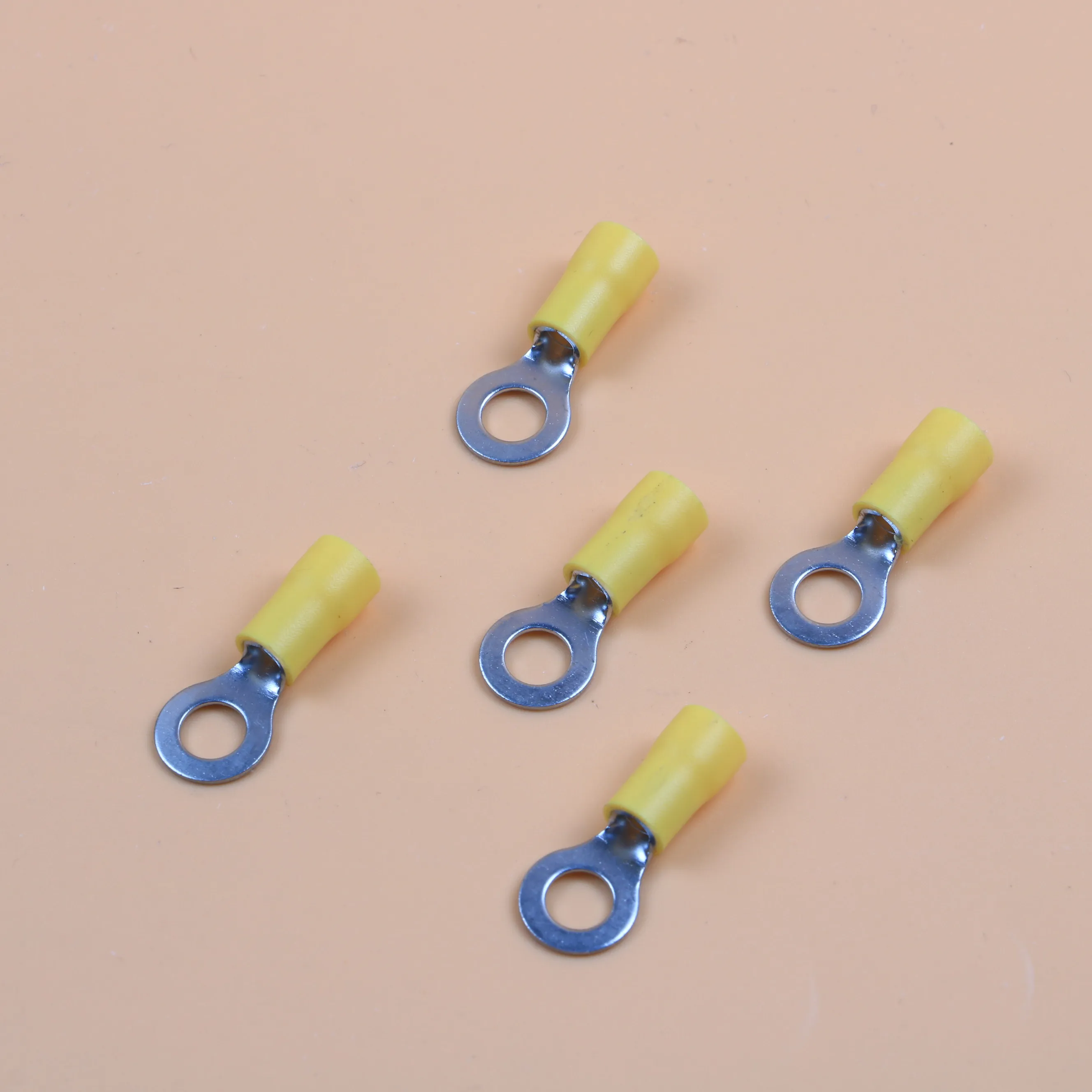 电缆接线片电线压接连接器圆形冲压环绝缘端子