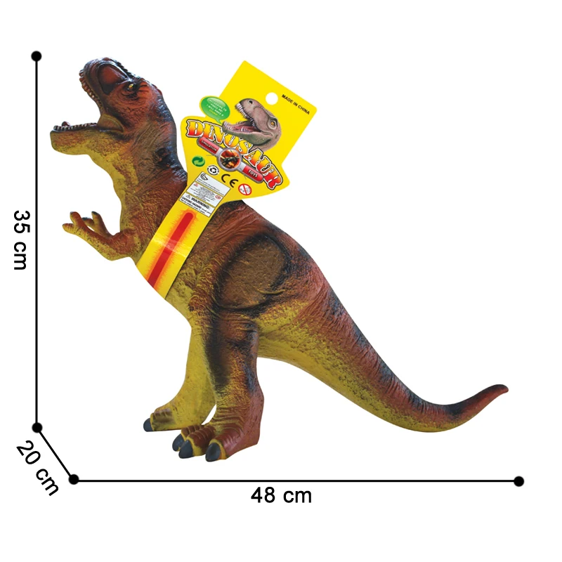 large soft plastic dinosaur toys