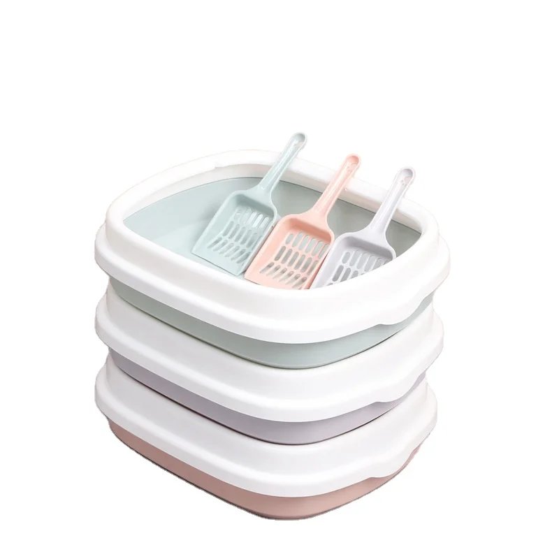 

Wholesale Plastic Close Large Cat Litter Box Toilet, Customized color