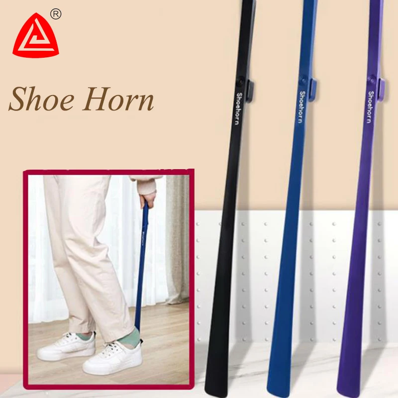 

DZ Wholesale Spot Magnetic Shoe Horn Long Handle Lengthened Shoe Lifting Device 63 CM Unisex Shoe Horns