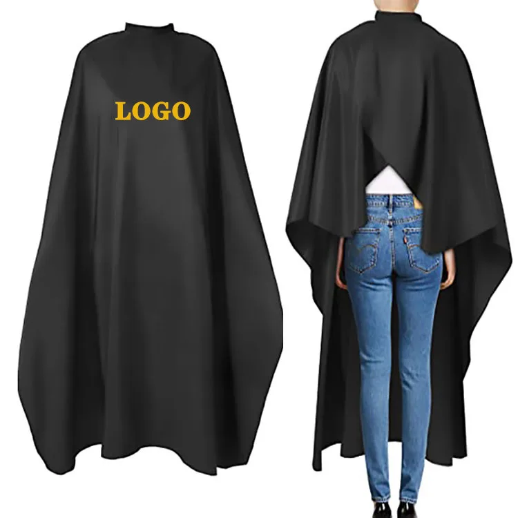 

custom logo polyester shampoo bib salon barber capes, Customized