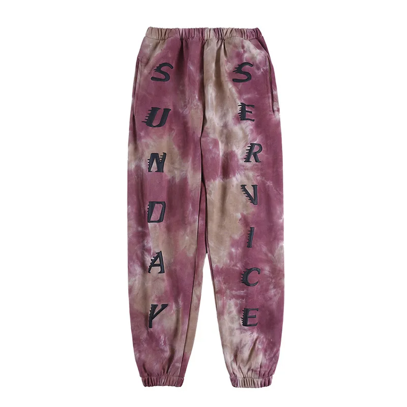 

custom logo print tie dye sweatpants men 100% cotton pant,tye dye sweat suit for mens