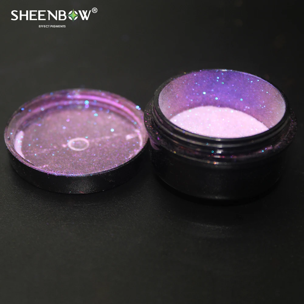 

Sheenbow Rainbow Aurora Nail Art Pigment Mermaid Powder, 8 colors