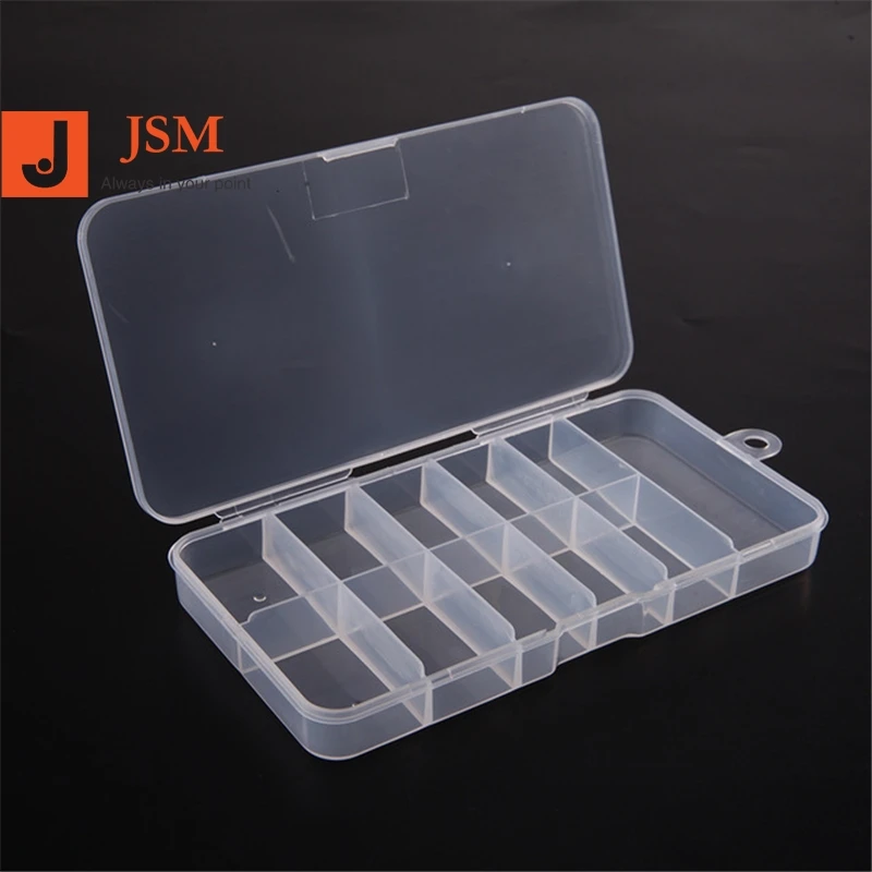 

Plastic Clear False Nail Tips Storage Box Case NT048
