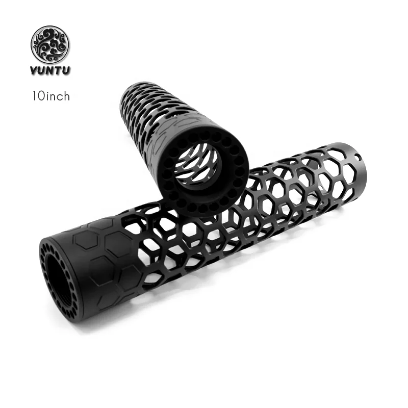 

ar15 parts ultra slim handguard 10 inch free float handguard ar 15 honeycomb shape free float tube, Black