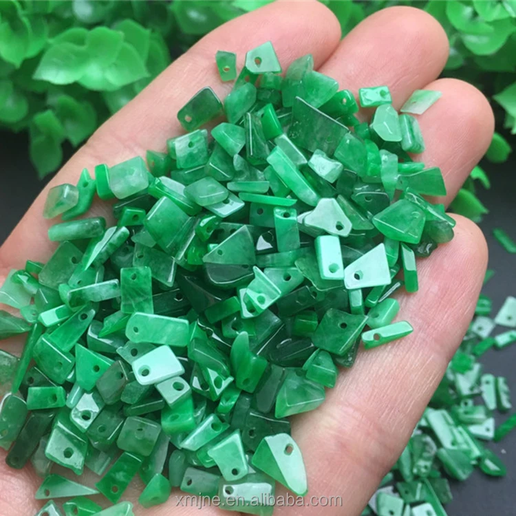 

Bean species long and loose beads Myanmar jade A goods beads hand DIY jewelry small ingredients round beads wholesale