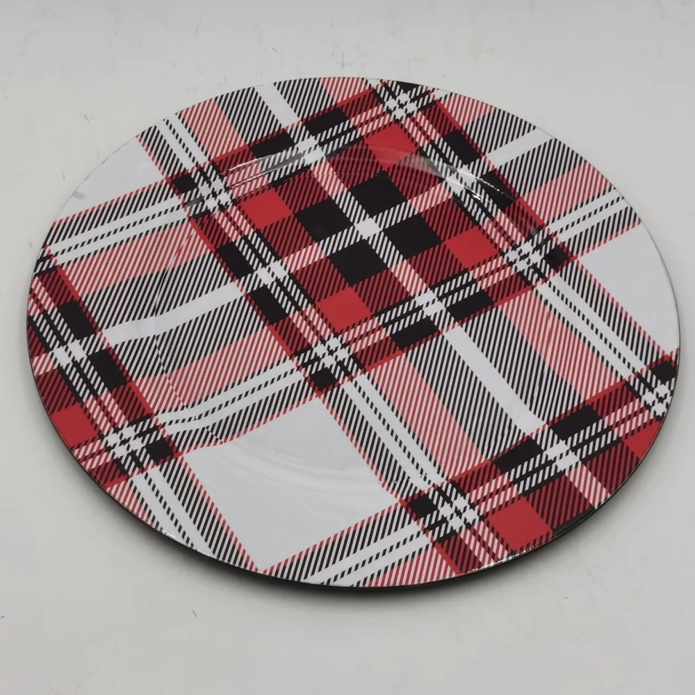 

Colorful Wheat Straw Divided Plastic Plates with Soup Bowl Cutlery Set